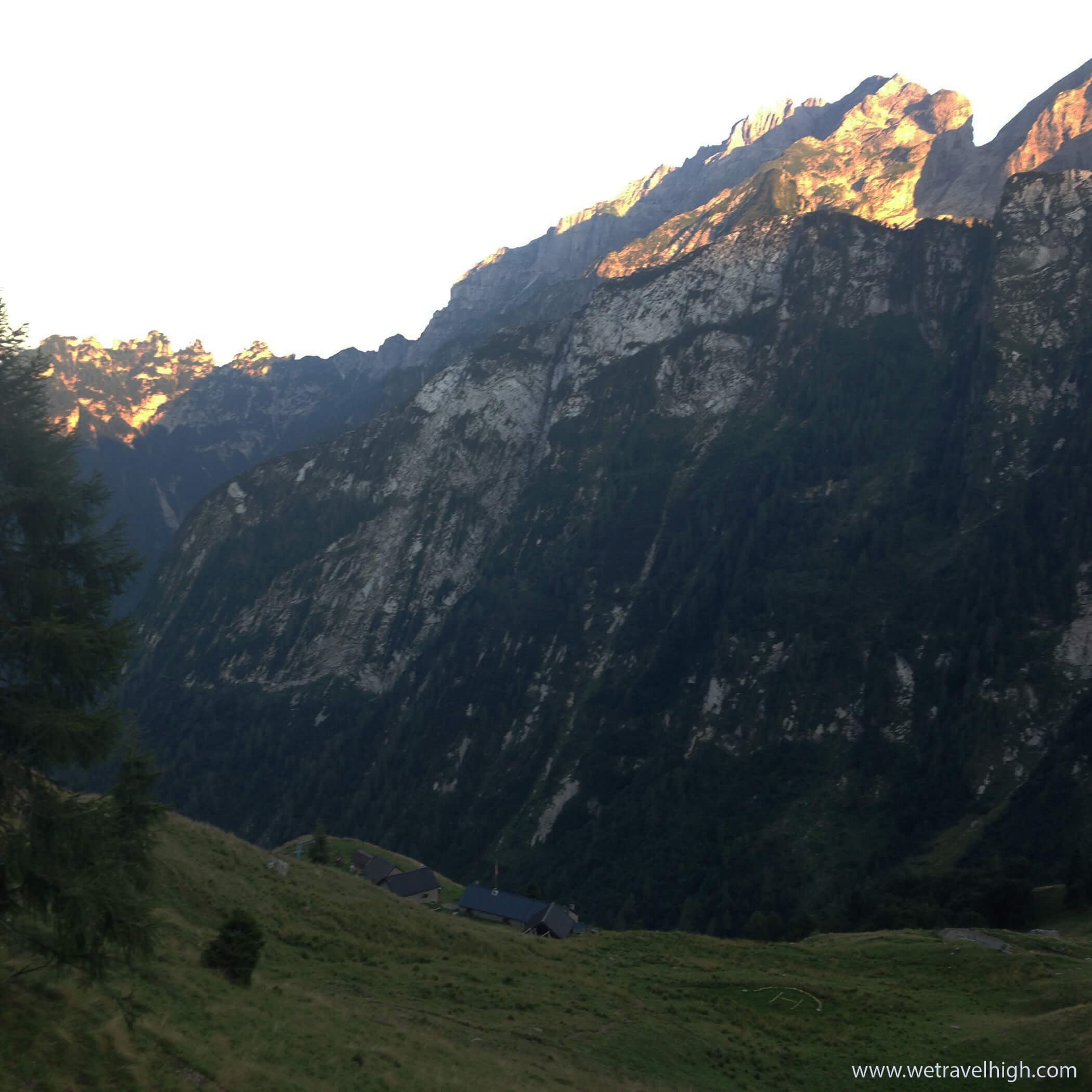 Discesa verso il Rifugio Pian de Fontana