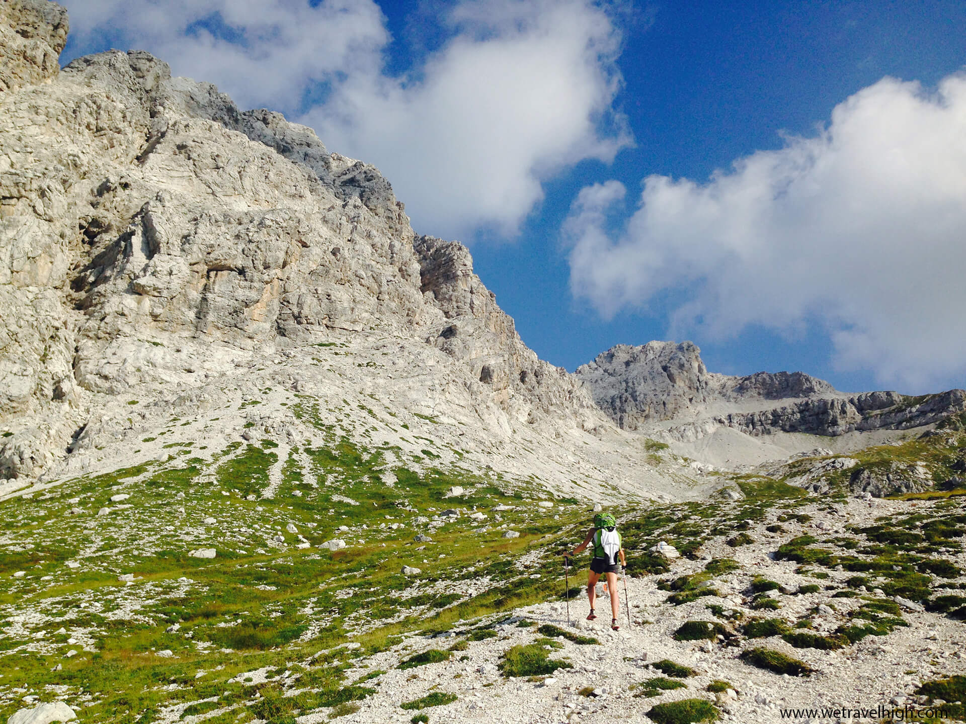Risalendo verso la Zima de Zità
